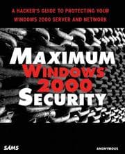Tapa de Maximum Windows 2000 Security