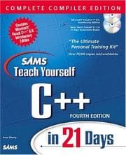 Tapa de Sams Teach Yourself C++ in 21 Days Complete Compiler Edition