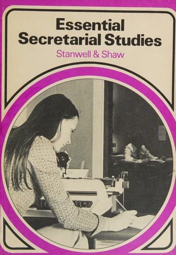 Tapa de Essential Secretarial Studies