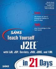 Tapa de Sams teach yourself J2EE in 21 days