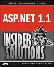 Tapa de ASP.NET 1.1 insider solutions