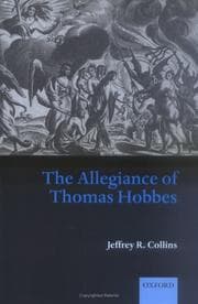 Tapa de The allegiance of Thomas Hobbes