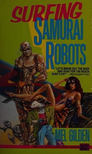 Tapa de Surfing samurai robots
