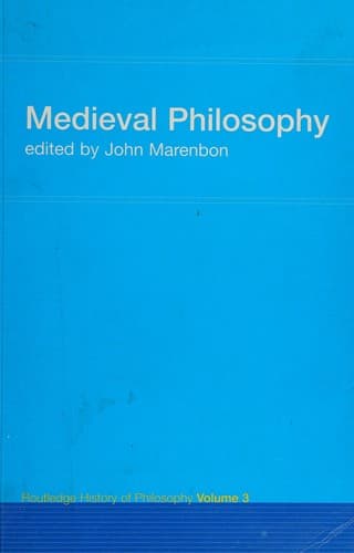 Tapa de Medieval philosophy