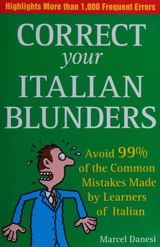 Tapa de Correct your Italian blunders