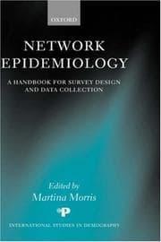 Tapa de Network Epidemiology