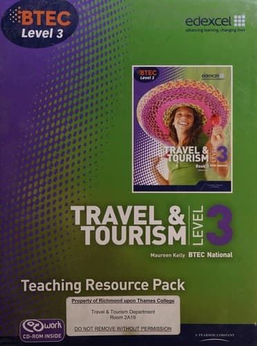 Tapa de Travel and Tourism :