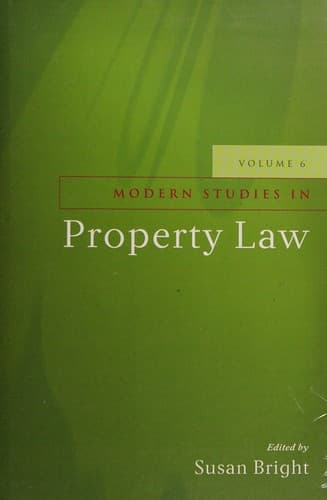 Tapa de Property Law