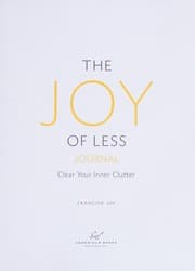 Tapa de Joy of Less Journal