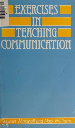 Tapa de Exercises in Teaching Communication