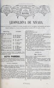 Tapa de Leopoldina de Nivara