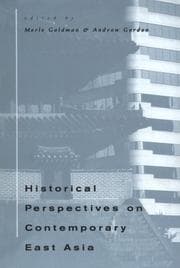 Tapa de Historical Perspectives on Contemporary East Asia