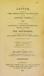 Tapa de A letter containing some observations on fractures of the lower limbs