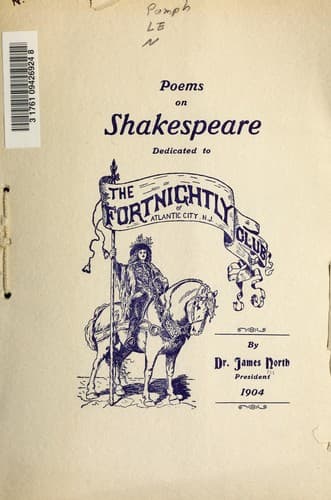 Tapa de Poems on Shakespeare