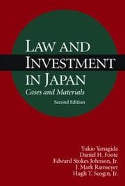 Tapa de Law and investment in Japan