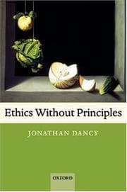 Tapa de Ethics without principles