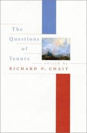 Tapa de The questions of tenure
