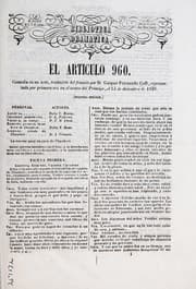 Tapa de El artículo 960