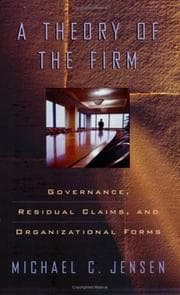 Tapa de A Theory of the Firm