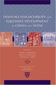 Tapa de Diaspora philanthropy and equitable development in China and India