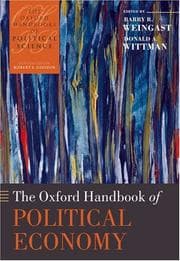 Tapa de The Oxford handbook of political economy