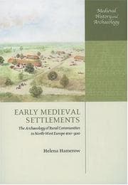 Tapa de Early Medieval Settlements