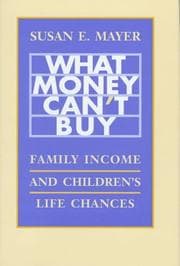 Tapa de What Money Can't Buy