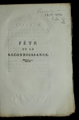Tapa de Fe te de la reconnoissance