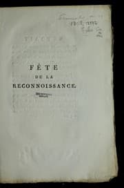 Tapa de Fe te de la reconnoissance