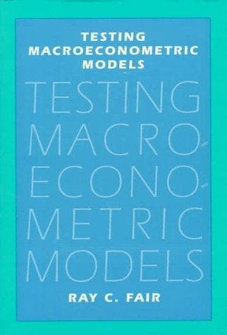 Tapa de Testing Macroeconometric Models