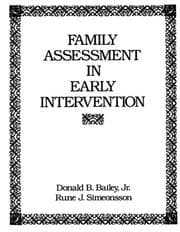 Tapa de Family assessment in early intervention