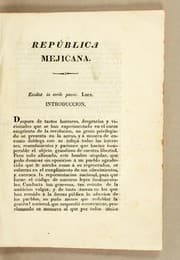Tapa de República mejicana