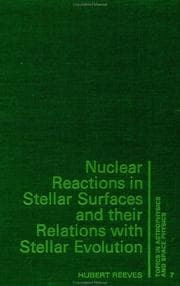 Tapa de Nuclear reactions in stellar surfaces and their relations with stellar evolution