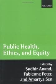 Tapa de Public health, ethics, and equity