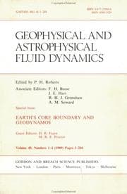 Tapa de Earth's Core Boundary and Geodynamos