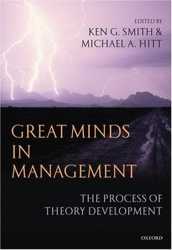 Tapa de Great minds in management