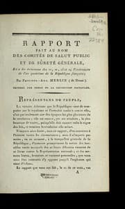 Tapa de Rapport fait au nom des Comite s de salut public et de su rete  ge ne rale, sur les e ve nemens des 11, 12, 13 et 14 vende miaire de l'an quatrie  me de la Re publique franc ʹaise