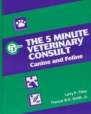Tapa de The 5-minute veterinary consult