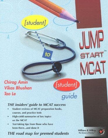 Tapa de Jump start MCAT