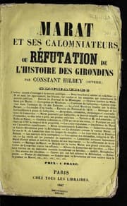 Tapa de Re futation de l'Histoire des Girondins