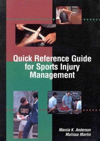 Tapa de Quick reference guide for sports injury management