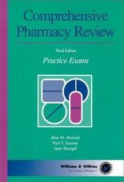 Tapa de Comprehensive pharmacy review practice exams