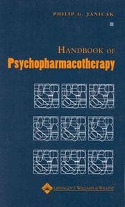 Tapa de Handbook of Psychopharmacotherapy