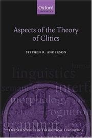 Tapa de Aspects of the Theory of Clitics (Oxford Studies in Theoretical Linguistics)