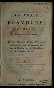 Tapa de La vraie bravoure