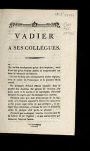 Tapa de Vadier a ses colle  gues