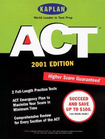 Tapa de Kaplan ACT 2001 (Act (Kaplan), 2001)