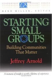 Tapa de Starting small groups