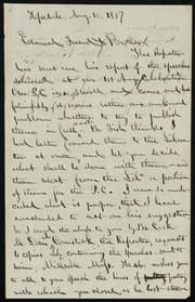 Tapa de [Letter to] Esteemed Friend & Brother