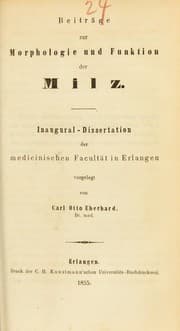 Tapa de Beitr©Þge zur Morphologie und Funktion der Milz